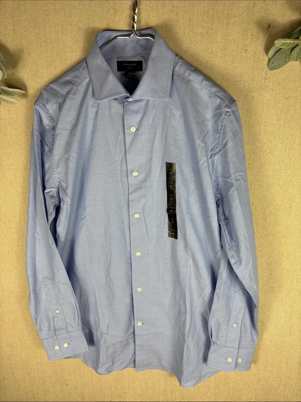 Banana Republic > New with Tags  Light Blue Slim Fit Button Down Medium